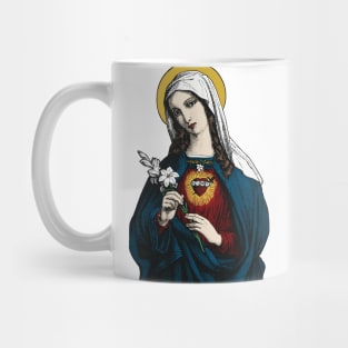 Virgin Mary with her Immaculate Heart Mug